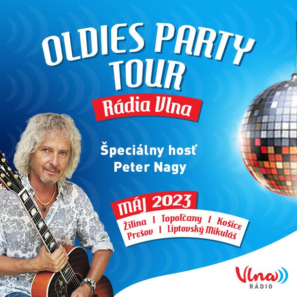 OLDIES PARTY TOUR RÁDIA VLNA