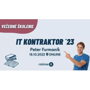 IT Kontraktor ’23 – Online školenie pre živnostníkov a s.r.o