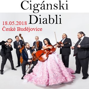 Koncert Cigánski diabli - České Budějovice - ZRUŠENÉ